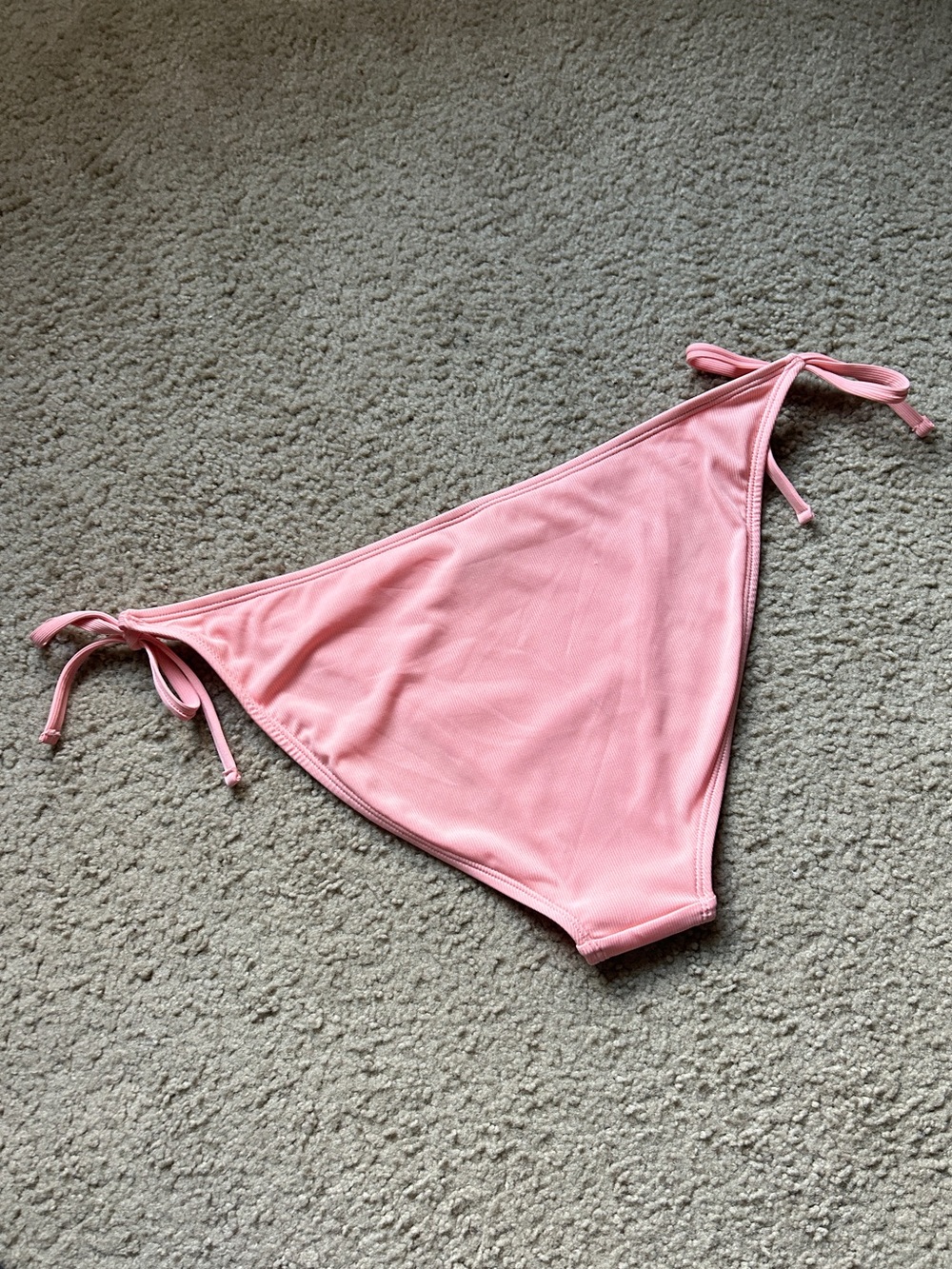 Shade & Shore Pink Ribbed Bikini Bottom - Picture 5 of 8
